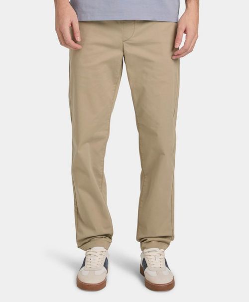 Pantalón Jogger de Sarga para Hombre Beige TB0A6C3RDH5