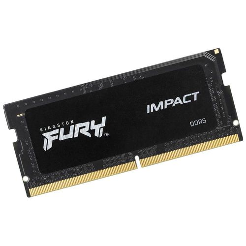 Memoria ram ddr5 32gb 5600mt/s kingston fury impact 1x32gb laptop negro kf556s40