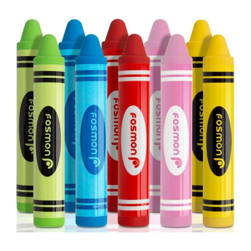 Fosmon Youth Series Lápiz Capacitivo Infantil Universal para iPad, Tablets Android y Smartphones – Pluma para Tablet Segura y Precisa – Pack de 10