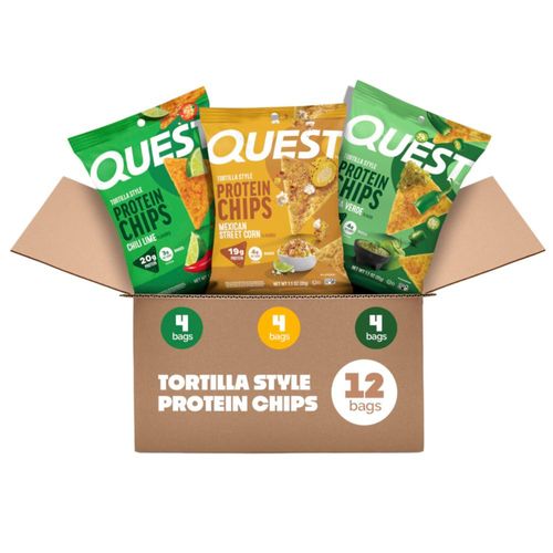 Totopos de proteína Quest 12 unidades variedad suroeste
