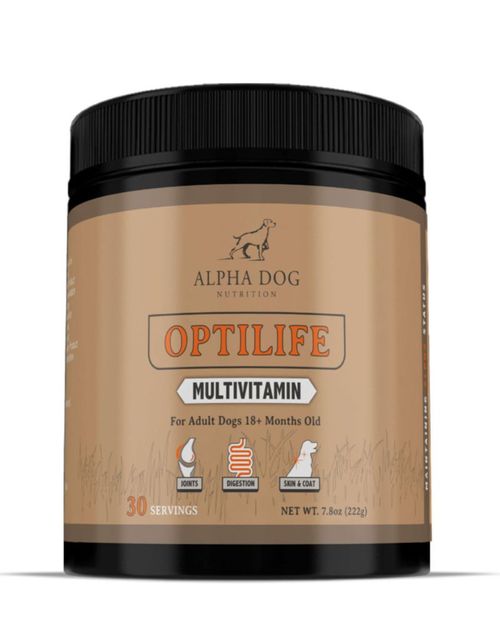 Multivitamínico para perros Alpha Dog 30 porciones en polvo