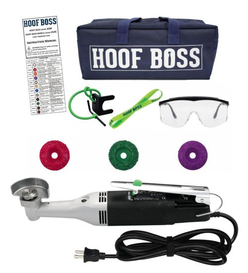 Kit de Cortador de Cascos Hoof Boss 110V Eléctrico con Suministros