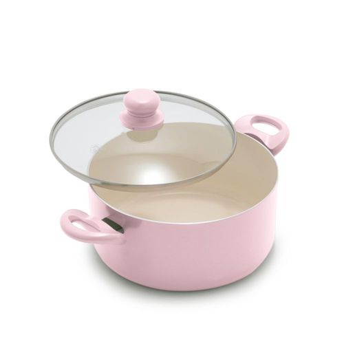 Cacerola GreenLife 47 L antiadherente rosa pastel