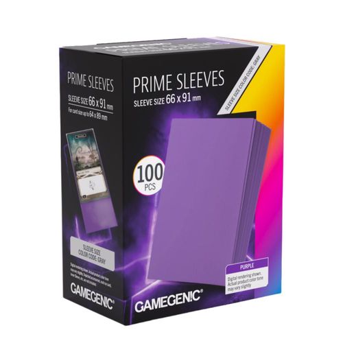 Fundas para cartas Gamegenic 66 x 91 mm púrpura – 100 unidades