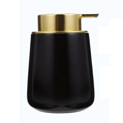 Botella Dispensador De Jabón Rellenable Negro