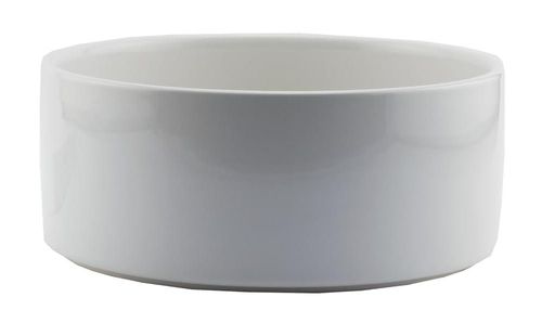 Cuenco para mascotas Johnson Plastics Plus 18 cm blanco de cerámica