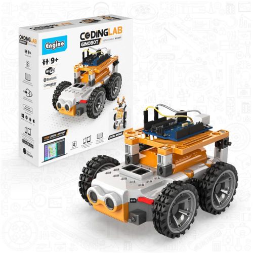 Kit de Construcción de Robots Engino Ginobot – 2 Modelos STEM