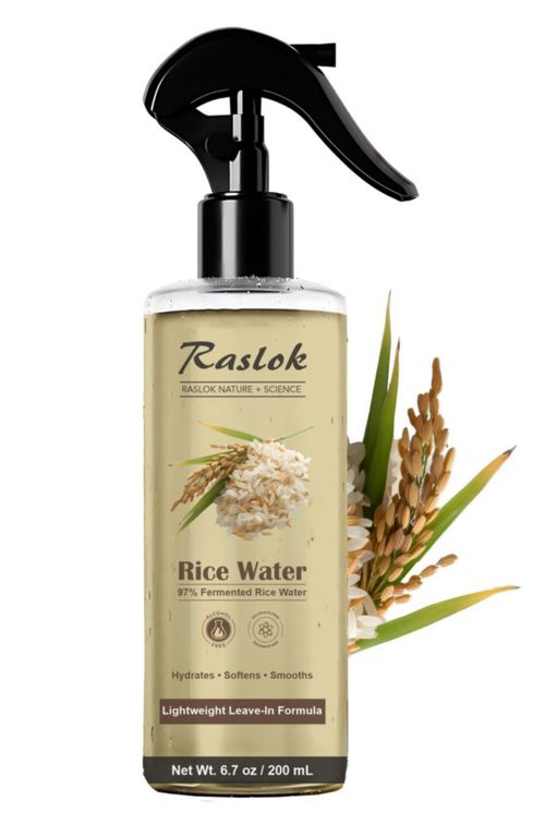 Spray para el Cabello Raslok 200 ml Agua de Arroz con Aloe Vera y Biotina