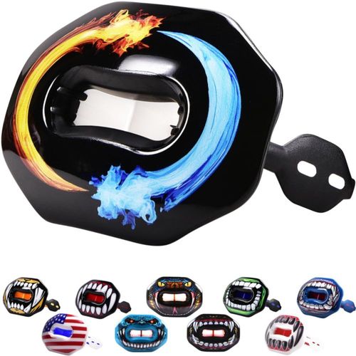 Protector Bucal Oral Mart Ice & Fire con Correa Desmontable