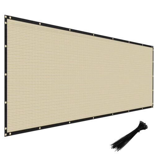 Malla de privacidad Windscreen4less 15 m x 15 m color beige