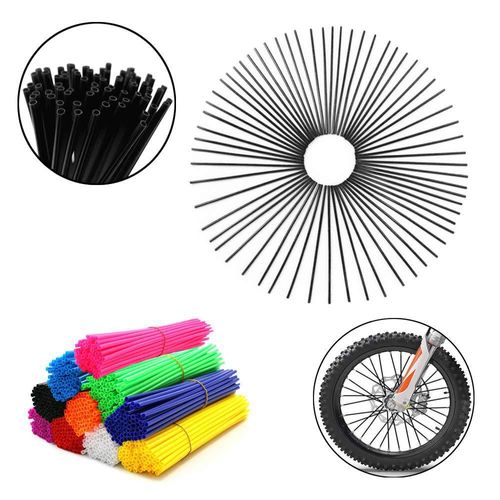 Cubiertas para radios COBIKE 23 cm negro - paquete de 72 piezas