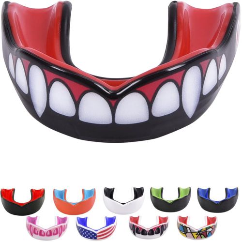 Protector bucal deportivo Oral Mart con colmillos de vampiro para adultos