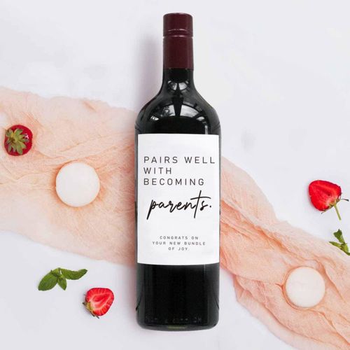 Etiqueta PATYZON 10 cm × 13 cm para Botella de Vino – Pack de 2