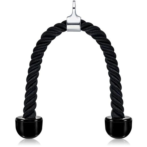 Cuerda para tríceps tchrules 70 cm negra para polea