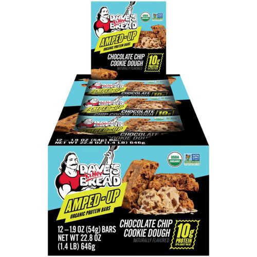 Barra de proteína Dave's Killer Bread paquete de 12 sabor chips de chocolate