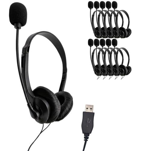 Auriculares Soundnetic USB (Pack de 25) con micrófono