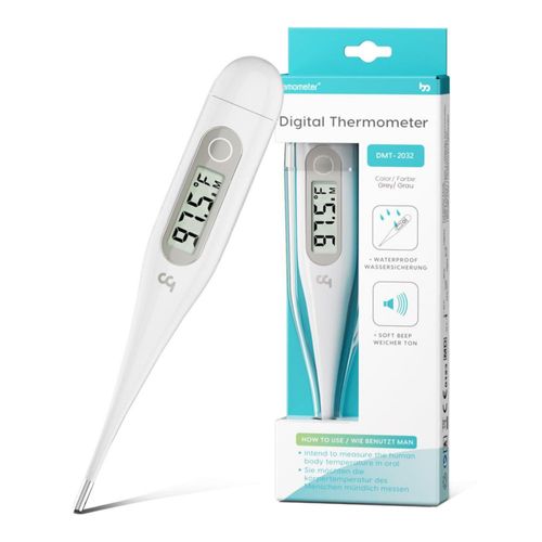 Termómetro Femometer gris impermeable