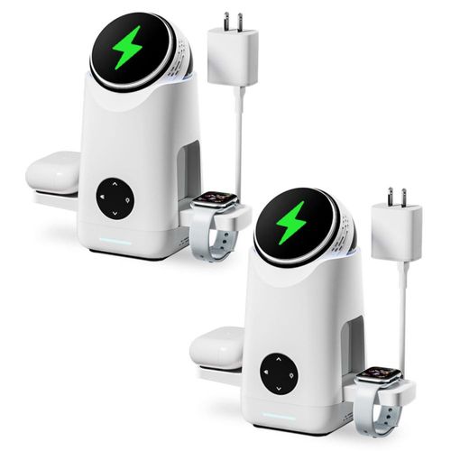 Cargador Vaytrio 3 en 1 15 W inalámbrico Mag‑Safe (pack de 2)