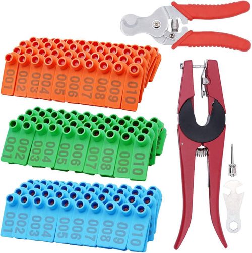 Crotas Arikit 300 uds para ganado 53 mm 001‑100 (kit)