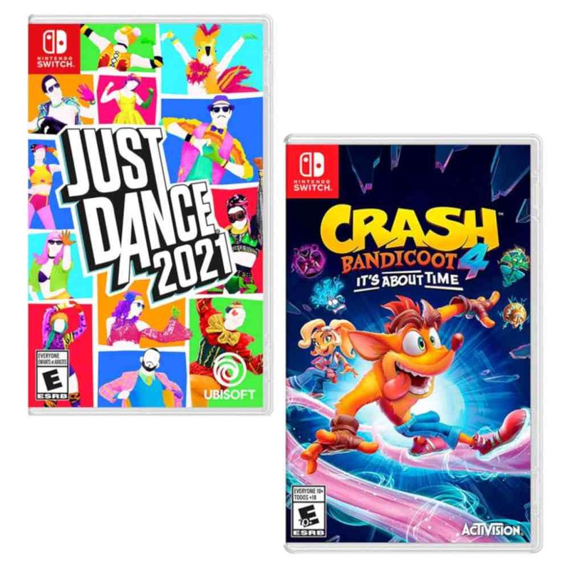 Crash Bandicoot 4 + Just Dance 2021 Para Nintendo Switch