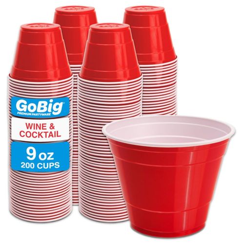 Vaso desechable GoBig 255 ml (200 unidades)