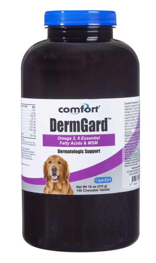 Suplemento Comfort DermGard para piel y pelaje de perros – 150 comprimidos