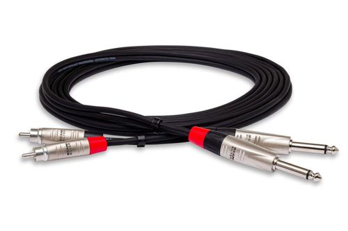 Cable de Interconexión Hosa 15 m TS a RCA