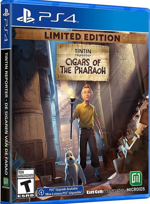 Juego PS4 MICROÏDS Tintín: Los cigarros del faraón (Edición limitada)