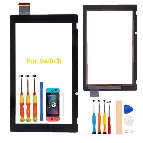 Pantalla táctil A-MIND para Nintendo Switch + Kit de herramientas