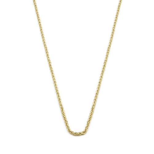 Cadena torzal 1 mm 40 cm oro sólido 14k