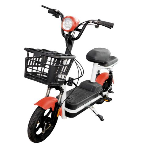 Moboss Bicicleta Electrica para Adultos Bicimoto Electrica Potencia Maxima del Motor 350 W Bateria 48V 13AH Prince Roja