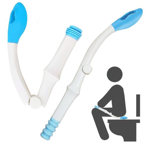 Ayuda para inodoro pegirra 40 cm plegable de alcance largo