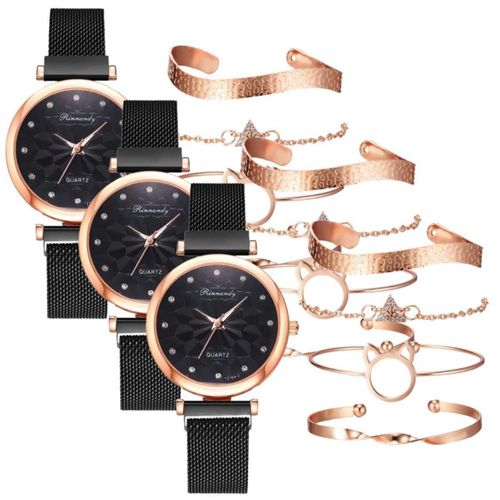 Relojes Clasicos MXKBM-003 AstraTimeBlack Joyeria Reloj de Mujer