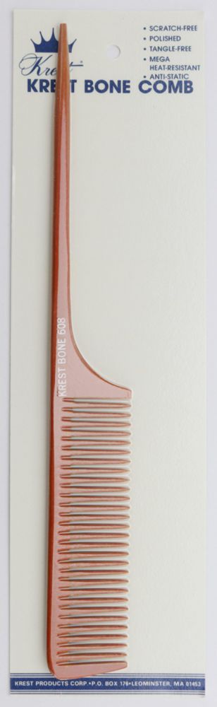 Peine de Cabello Krest 25 cm Dientes Gruesos con Cola de Rata