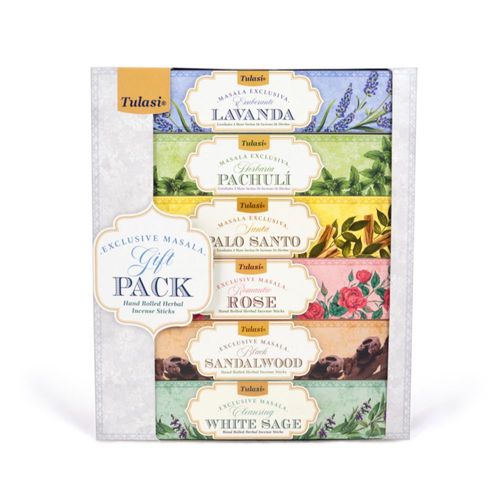 Incienso Tulasi 120 Varillas Pack Surtido – 6 Aromas