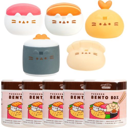 Juguete de Apretar Hamee Pusheen Caja Bento 5 piezas