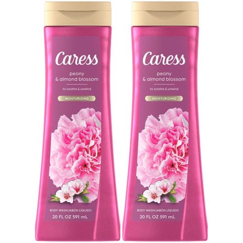 Gel de ducha Caress Peonía y Almendra 591 ml (Pack de 2)