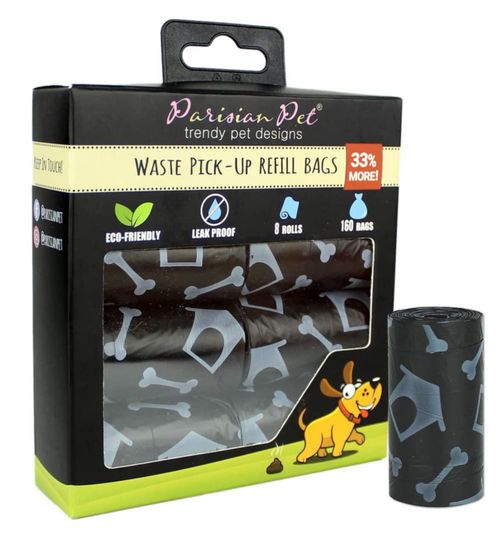 Bolsas ecológicas para desechos de perro Parisian Pet – 8 rollos