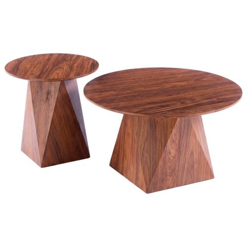 Mesa de Centro Cubit Nogal Kessa Muebles
