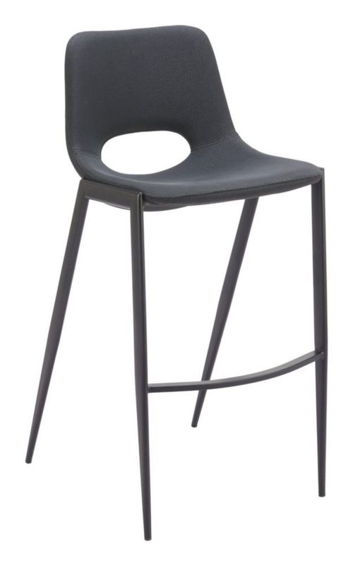 Banco de Bar Desi Negro Kessa Muebles