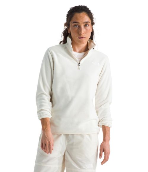 Chamarra The North Face Glacier con cierre corto Blanco para mujer