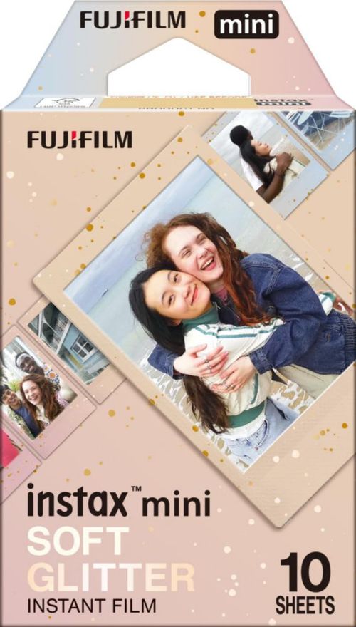 Película Fotográfica Instax Mini Soft Glitter 10 Hojas ISO800