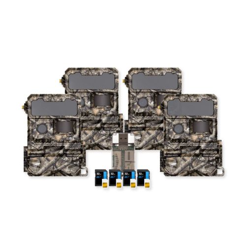 Kit de 4 cámaras trampa Yellowstone.ai Y2 4G LTE