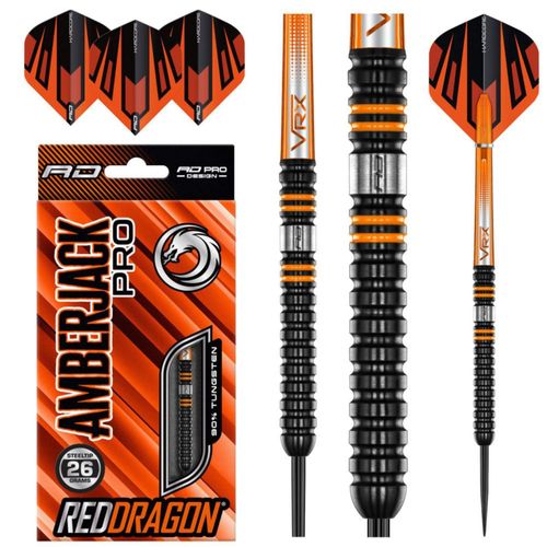 Set de dardos RED DRAGON 26 g de tungsteno con alas