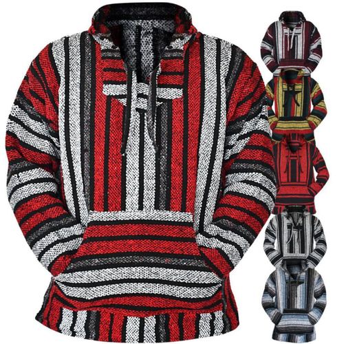 Sudadera con capucha Mexican Baja gris - Artisans Bazaar