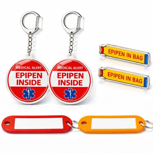 LLAVERO Sovelirix Etiqueta de Alerta para EpiPen 6 uds – Set de Alerta de Alergia
