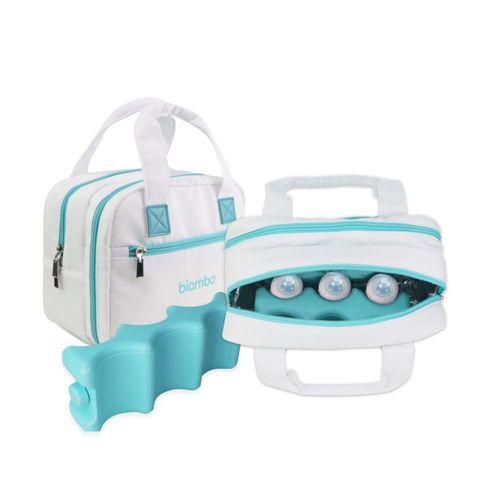Bolsa Térmica Biamba para Leche Materna – 6 Biberones y Paquete de Hielo