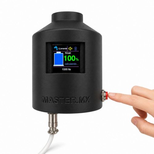 Medidor De Nivel Agua Tinaco Cisterna Inox 9v 15m Push-water