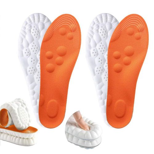 Plantilla WAFTIPSY de espuma de memoria con soporte de arco – Naranja