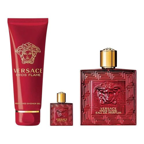Versace eros flame pour homme gift set 3 piezas